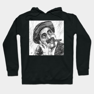 GROUCHO MARX ink portrait .3 Hoodie